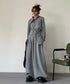 Side Line V-neck Dress